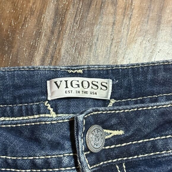 Vigoss Women’s Jeans Size 22 Plus Size Skinny Fit Dark Wash Embellished - Picture 4 of 8